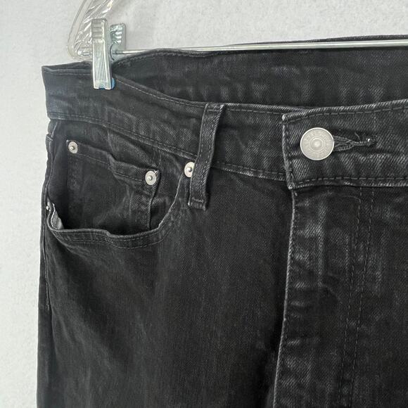LEVIS 559 Jeans Mens 34x32 Relaxed Straight Denim 5 Pocket Stretch Cotton Black - Picture 8 of 16